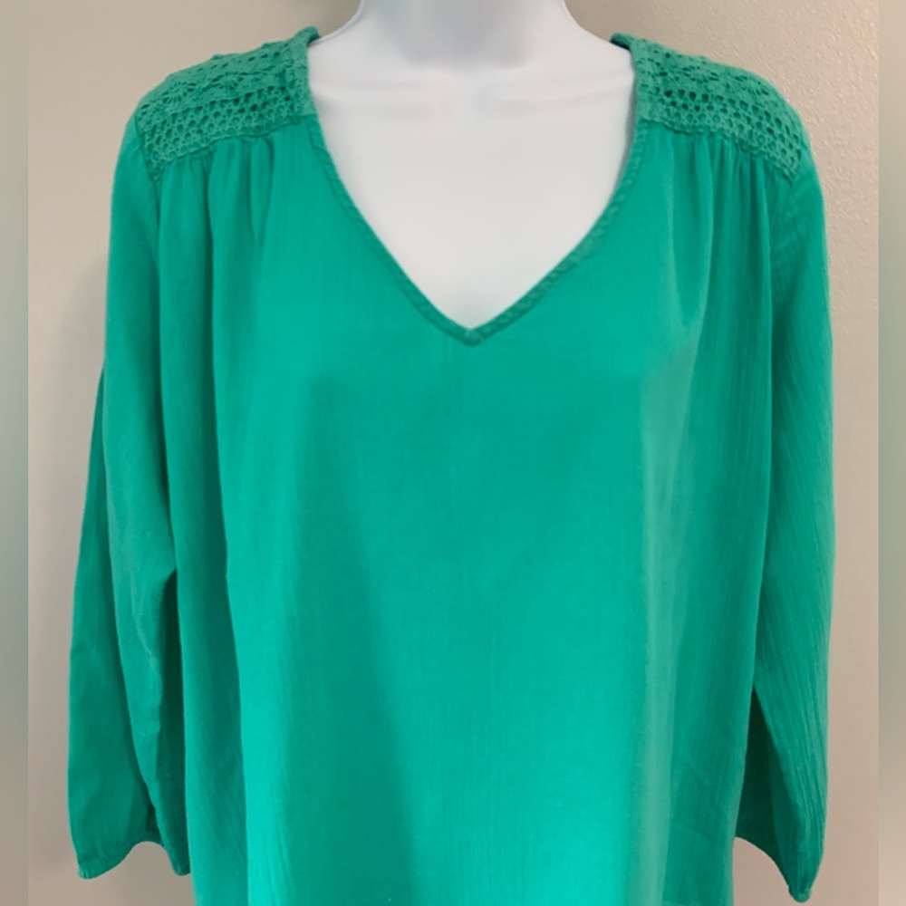 Gap Embroidered Shoulder Top
